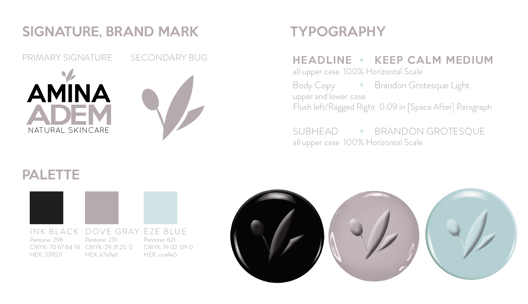 COSMETIC/SKINCARE BRANDING 